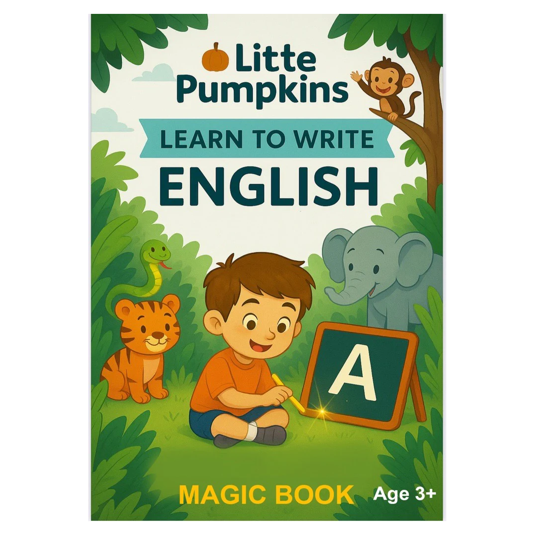 Learn to Write English – Magic Book (Age 3 -8)