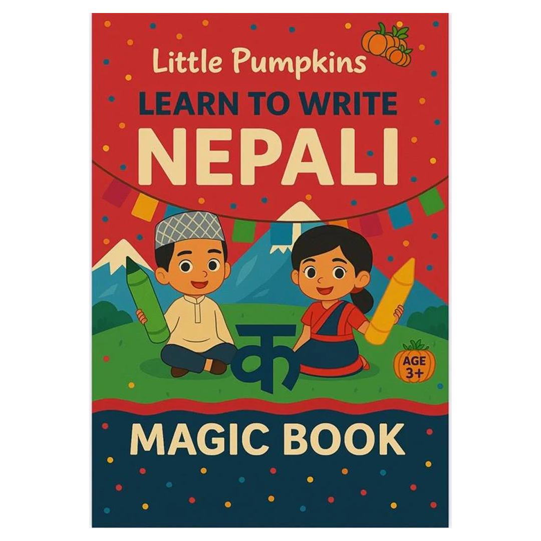 Learn to Write Nepali – Magic Book Age 3+ (Perfect for all ages)