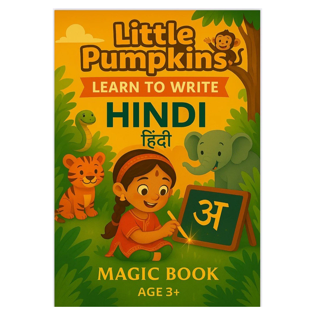 Learn to Write Hindi – Magic Book Age 3+ (Perfect for all ages)