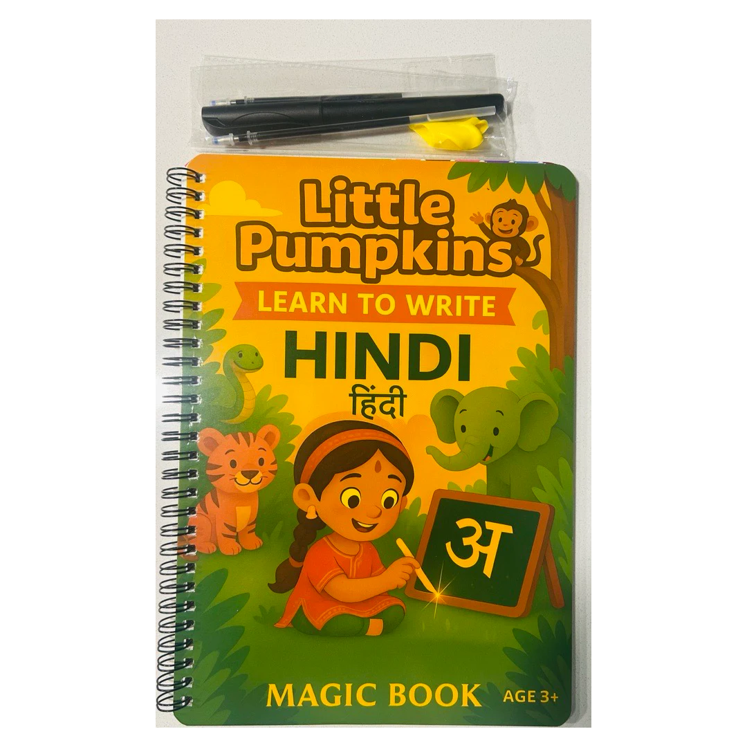 Learn to Write Hindi – Magic Book Age 3+ (Perfect for all ages)