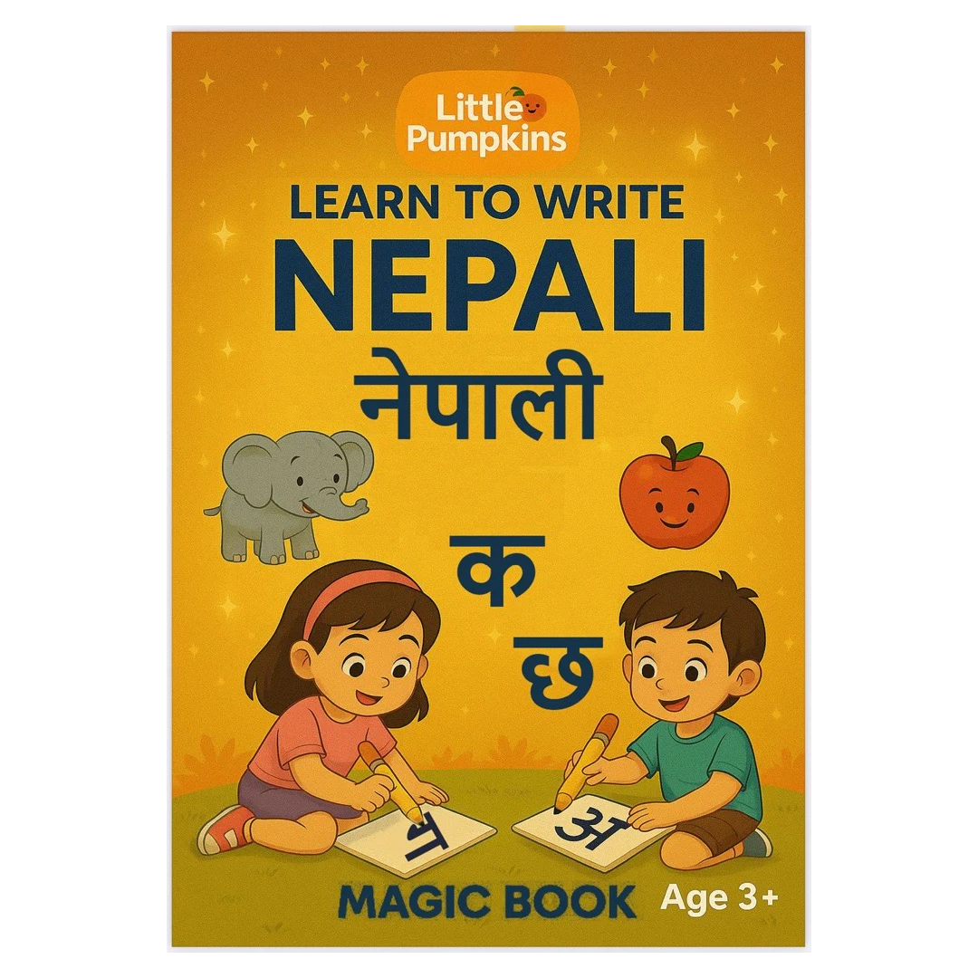Learn to Write Nepali – Magic Book Age 3+ (Perfect for all ages)