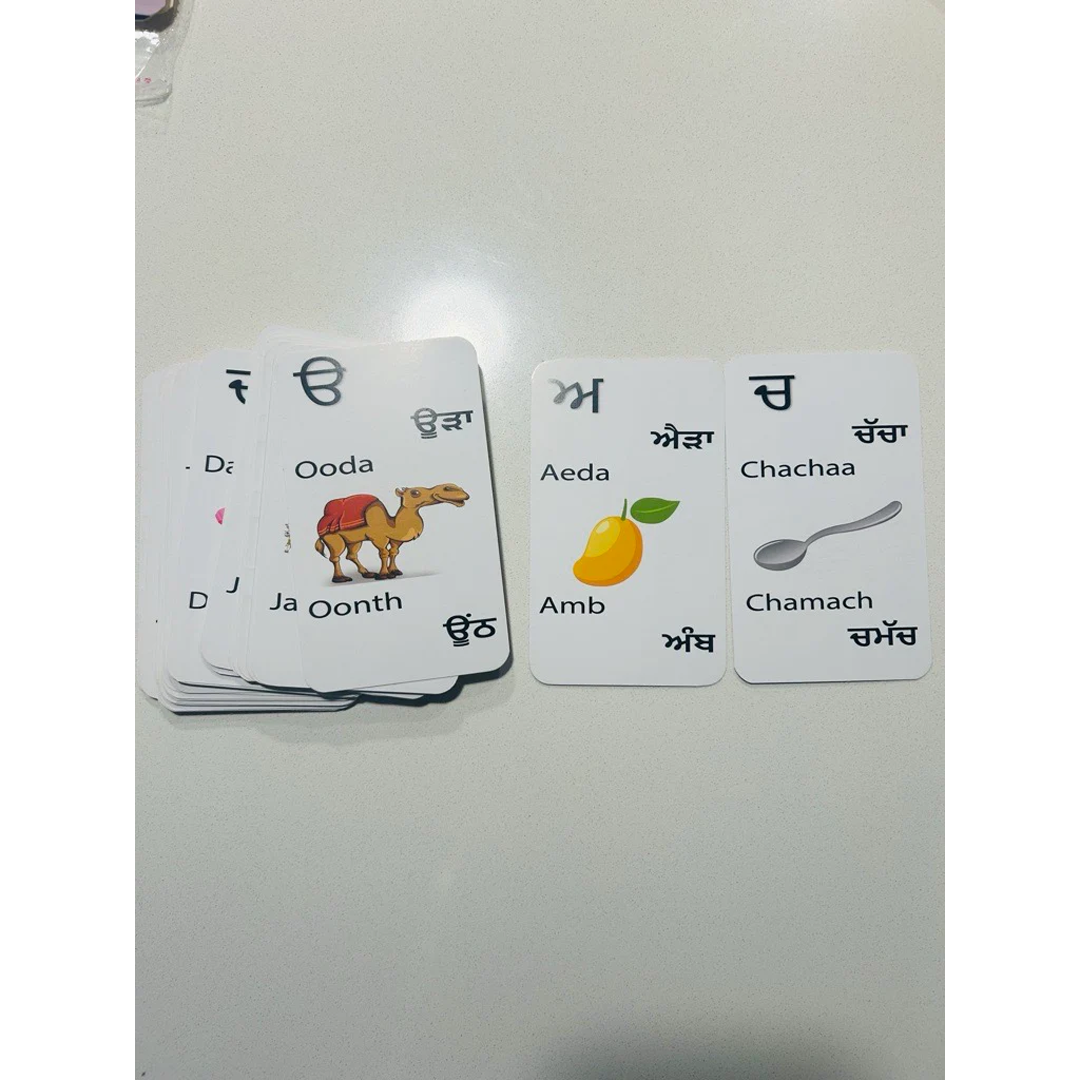 Learn to Read Punjabi - Flashcards (Age 3+, perfect for all ages).