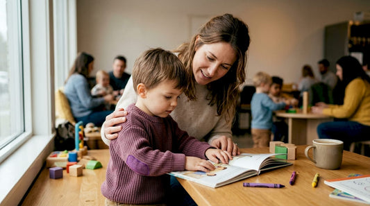 Child practicing writing with reusable book