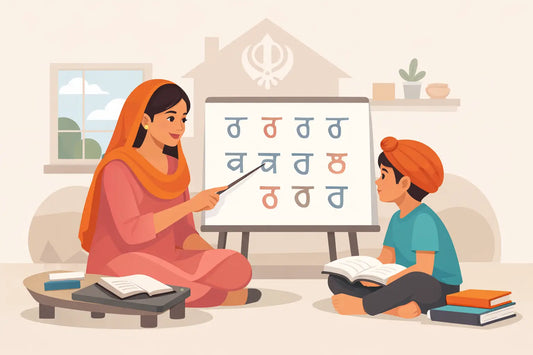 How to Teach Gurmukhi to Children at Home