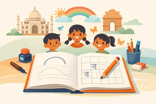 Hindi Writing Practice Book for Joyful First Strokes