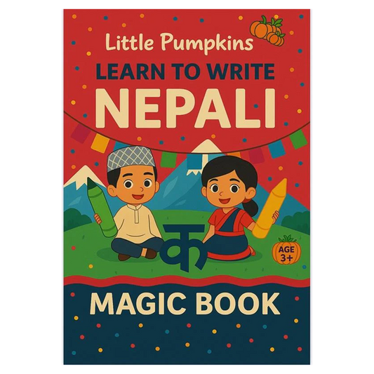 Learn to Write Nepali – Magic Book Age 3+ (Perfect for all ages)