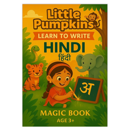 Learn to Write Hindi – Magic Book Age 3+ (Perfect for all ages)