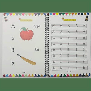 Learn to Write English – Magic Book (Age 3 -8)
