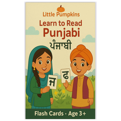 Punjabi flashcard pack included in this bundle