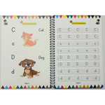 Large, easy-to-hold English handwriting book designed for tiny hands