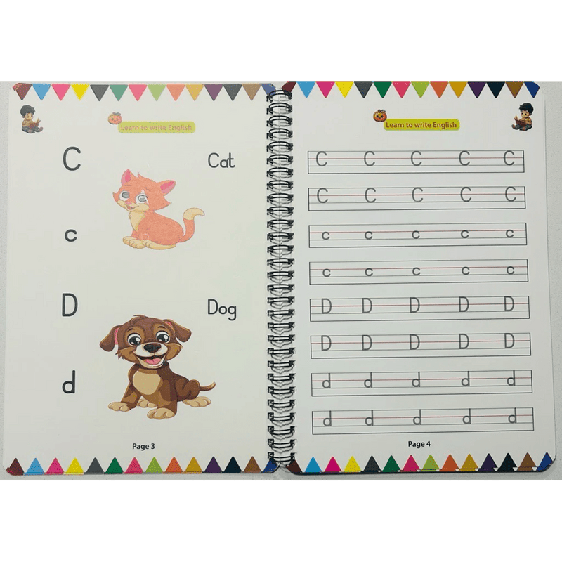 English Tracing Book for Kids | Learn to Write the Alphabet – Little ...