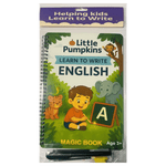 Magic pen and reusable English writing book for preschool and early learners