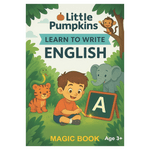 Learn to Write English magic tracing book for kids aged 3–8 by Little Pumpkins