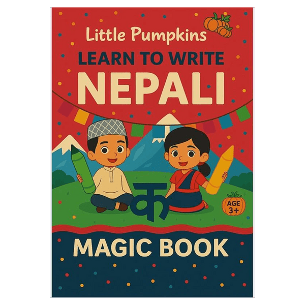 Nepali Magic Ink Tracing Book for Kids | Learn Devanagari Script | Little Pumpkins